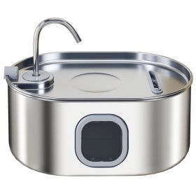 246 oz./7L Stainless Steel Cat Water Fountain with Filters, Ultra-Quiet Pump, for Cats, Dogs & Multi-Pet Homes