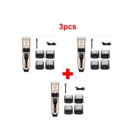 Dog Shaver Pet Teddy Cat Shaving Dog Hair Professional Hair Clipper (Option: Style A 3pcs)