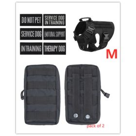 Military Tactical Dog Harness German Shepherd Adjustable Pet Dog Back (Option: J-Set)