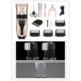 Dog Shaver Pet Teddy Cat Shaving Dog Hair Professional Hair Clipper (Option: Style D white 3pcs)