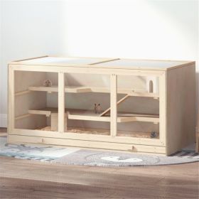 Wooden Hamster Cage ( Amazon Shipping)（Prohibited by WalMart） (Option: 51612648)