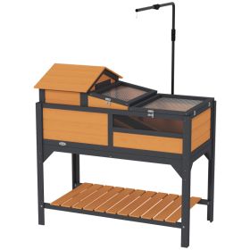 Tortoise Enclosure Tortoise House w/ Adjustable Lamp Holder, Storage Shelf, Removable Main House, Openable Lid, Yellow (Option: Yellow-1100x600x190 mm)