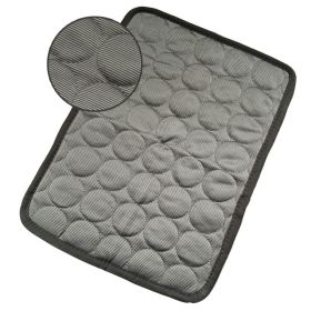 Dog Cooling Mat Summer Pets Cold Bed Extra Large For Small Big Dogs Pet Accessories Cat Durable Blanket Sofa Cat Ice Pad Blanket Pet Products (Option: Dark Gray-XS40*30cm)