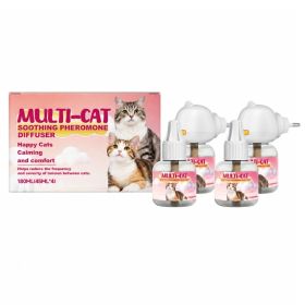 Pet Supply, Multi Cat Soothing Pheromone Diffuser, with Glycerin (Option: Default)