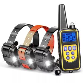 3000 FT Dog Training US Collar Rechargeable Remote Shock PET Waterproof Trainer (Option: For3Dogs)