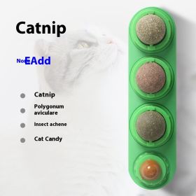Catnip Ball Self-Hi Toy Supplies (Option: green Three in one bag)