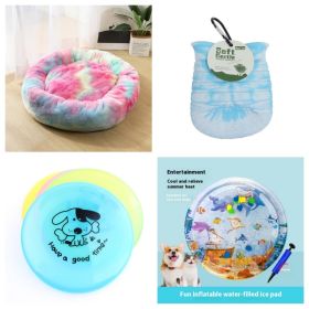 Silicone Flying Saucer Funny Pets Dog Cat Toy Dog Game Flying Discs Resistant Chew Puppy Training Interactive Pet Supplies (Option: Set-1PC)